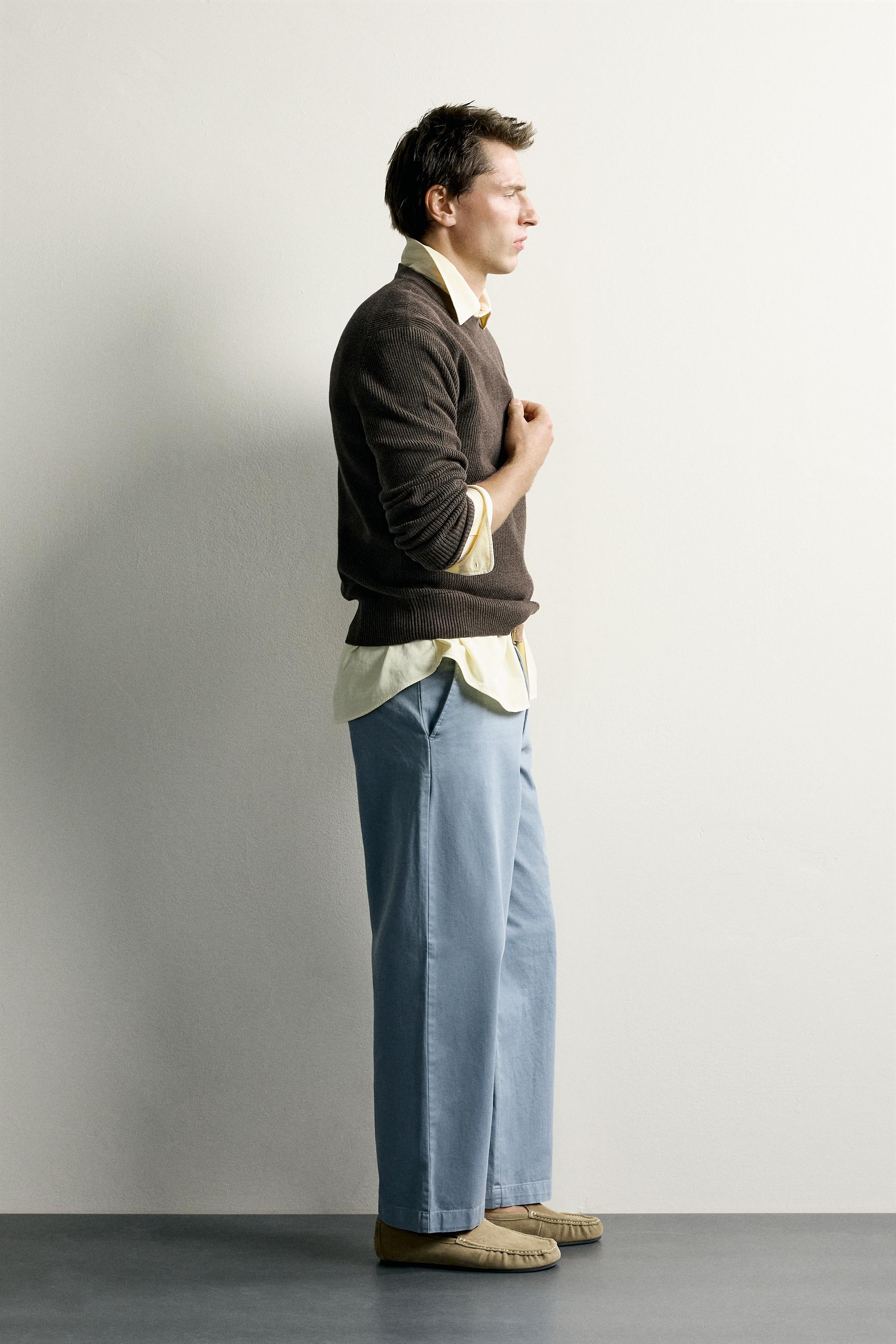 REGULAR FIT PURL KNIT JUMPER